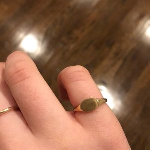 mejuri 14k gold pinky ring